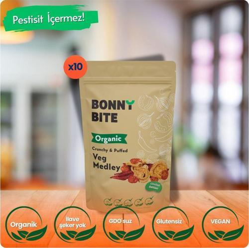Çıtır Sebze (Kapya Biber, Cherry Domates,Soğan) Atıştırmalığı 10'Lu Paket (18Grx10)
