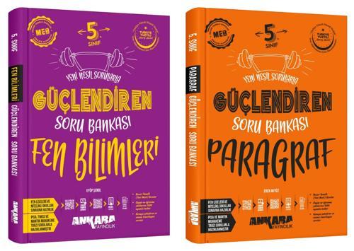 Ankara 2025 5. Sınıf Fen Bilimleri + Paragraf Güçlendiren Soru Bankası Seti 2 Kitap Güncel Müfredat