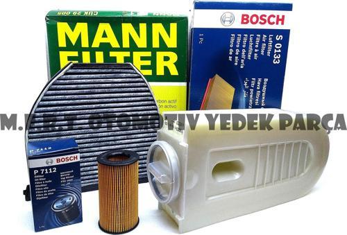 Mercedes W204 C250 Cdı Dizel Filtre Bakım Seti (2009-2014)