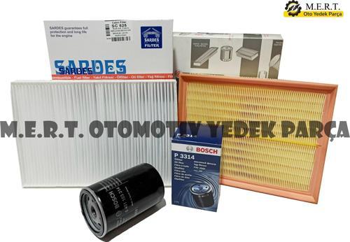 Seat Exeo 1.6 Benzinli Filtre Bakım Seti (2009-2011) Alz