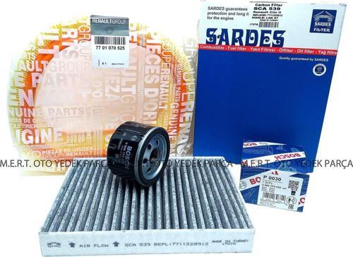 Renault Symbol 1.4 Benzinli Filtre Bakım Seti (2008-2012) (484569898)