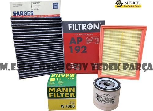 Ford Fiesta 1.6 16V Benzinli Filtre Bakım Seti (2006-2008)