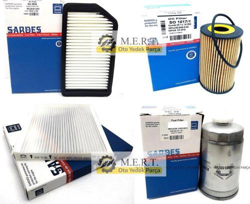 Hyundai I30 1.6 Crdi Dizel Filtre Bakım Seti (2012-2015)