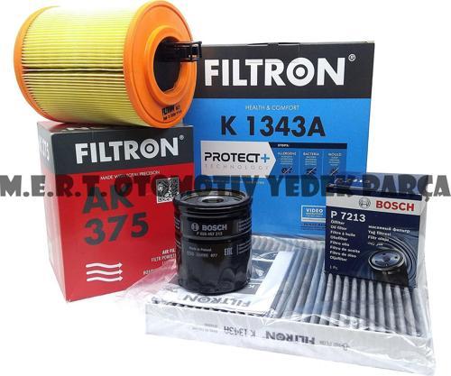 Bosch & Filtron Opel Astra K 1.4 Filtre Bakım Seti 2015-2018
