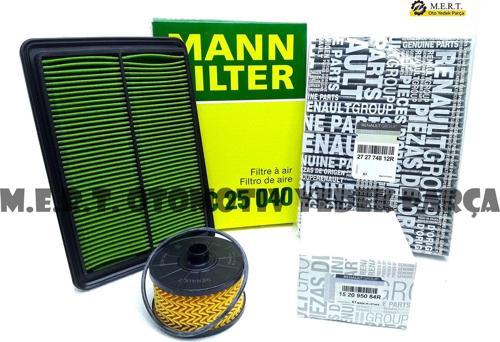 Renault Kadjar 1.2 Benzinli Filtre Bakım Seti (Hava-Yağ-Polen)