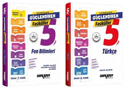 Ankara 2025 5. Sınıf Fen Bilimleri + Türkçe Güçlendiren Fasikül Seti 2 Kitap Güncel Müfredat