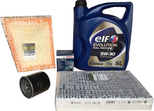 Renault Megane 4 1.6 Benzinli Filtre Bakım Seti + Motor Yağı 5W30