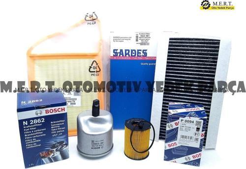 Citroen C3 Picasso 1.6 E-Hdi Filtre Bakım Seti (2010-2015) Euro 5