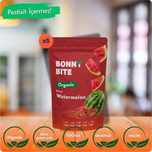 Kurutulmuş Organik Karpuz Atıştırmalığı 5'Li Paket (40Grx5)