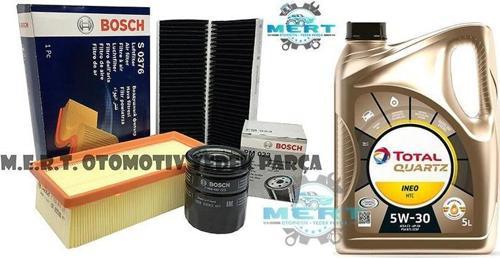 Peugeot 308 1.2 Vti Puretech 82HP Filtre Seti ve İneo Htc Motor Yağı