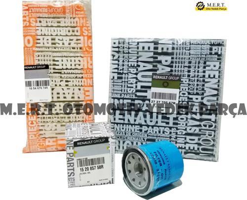 Dacia Duster Iı 1.6 Sce Benzinli Filtre Bakım Seti (2018-2020)