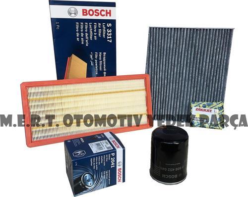 Fiat Punto 1.4 16V Filtre Bakım Seti (2005-2012) 95Hp