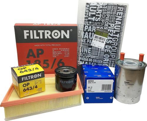 Megane 3 1.5 Dci Filtre Bakım Seti 2009-2016