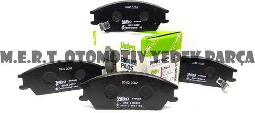 Valeo - Hyundai Accent Milenyum Ön Fren Balatası 2000-2002