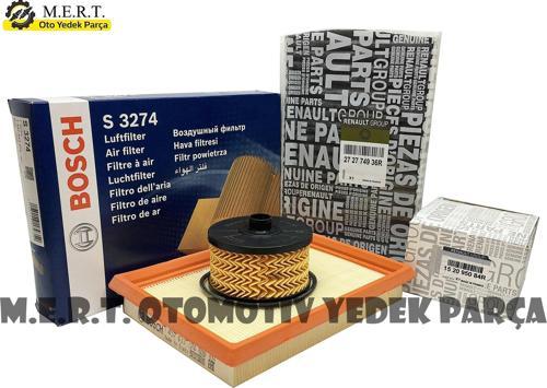 Nissan Pulsar 1.2 Benzinli Filtre Bakım Seti (2015-2018)