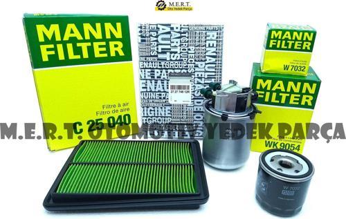 Nissan Qashqai 1.5 Dci Mann Filtre Bakım Seti (2014-2018)