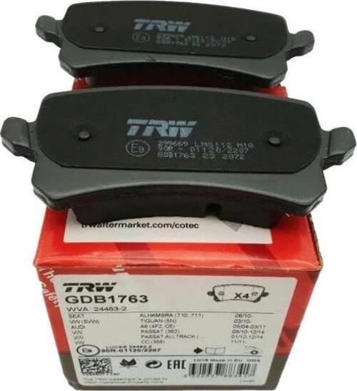 Vw Passat B6 - B7 Arka Fren Balata Takımı 2005 - 2014