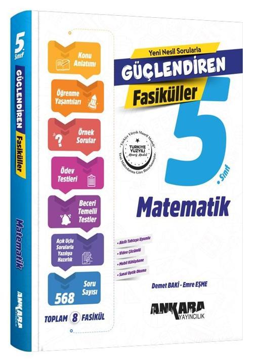 5. Sınıf Matematik Güçlendiren Fasikül Set Güncel Müfredat Ankara Yayıncılık 2026