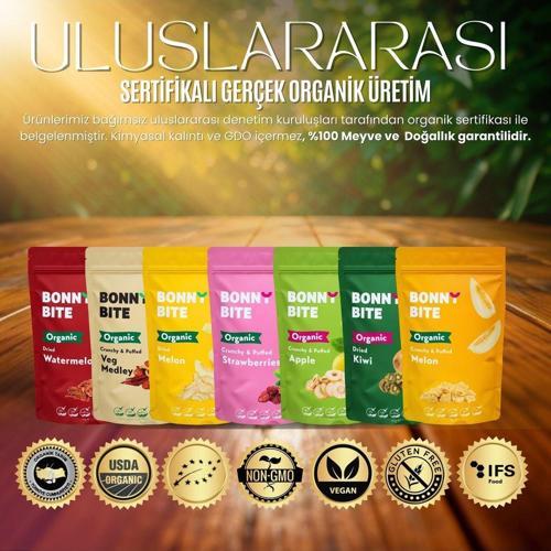 Organik Çıtır Elma & Çıtır Sebze (Kapya Biber, Cherry Domates, Soğan) İkili Paketi