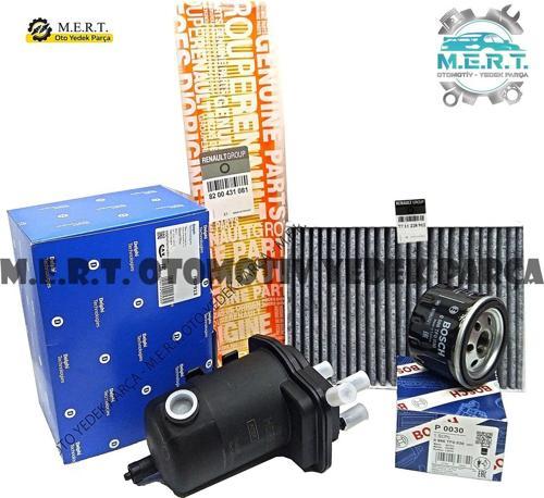 Renault Kangoo 1.5 Dci Dizel Filtre Bakım Seti (2001-2007)