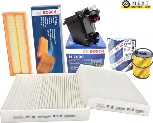 Peugeot 207 1.6 Hdi Filtre Bakım Seti (2006-2010)