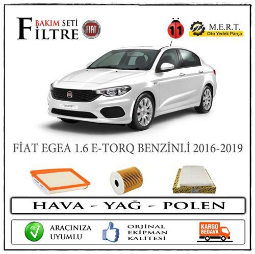 Fiat Egea 1.6 E-Torq Benzinli Filtre Bakım Seti (503753508)