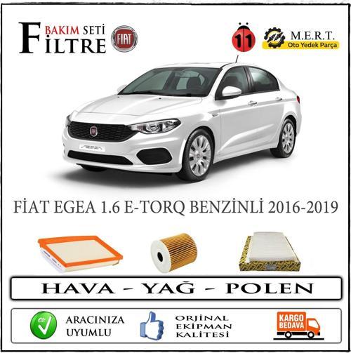 Fiat Egea 1.6 E-Torq Benzinli Filtre Bakım Seti (503753508)