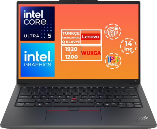 ThinkPad E14 G6 Ultra 5 125U 16GB 512GB SSD 14" WUXGA W11P Notebook 21M70092TX 020