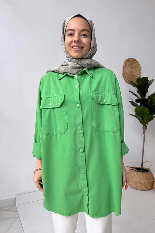 Soft Gömlek - Yeşil