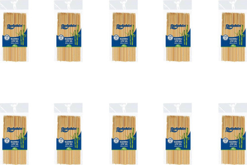 Bambu Ahşap Çöp Şiş - Boy : 15 Cm. / En : 3mm - 100 Adetlik 10 Paket