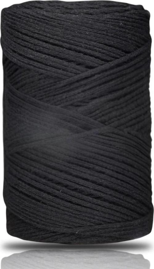 Pamuk Makrome 2 mm Siyah