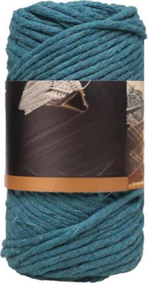 Pamuk Makrome 4 mm İp Petrol