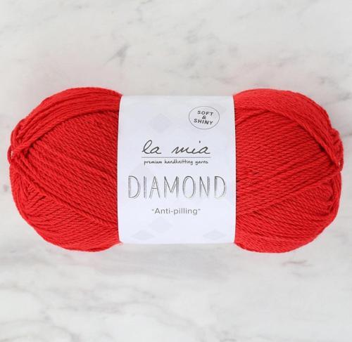 La Mia Diamond Kırmızı El Örgü İpi - L004 - 33723