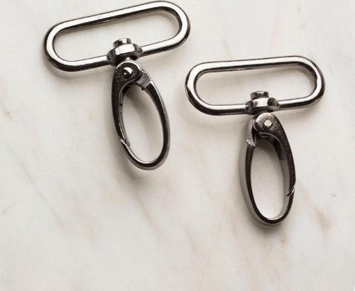  3 cm 2 li Makrome Füme Rengi Anahtarlık Kanc