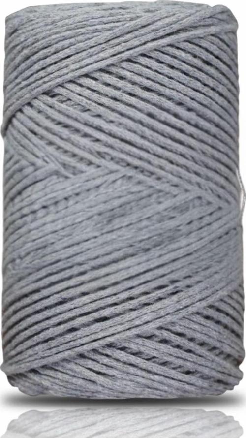 Pamuk Makrome 2 mm Gri