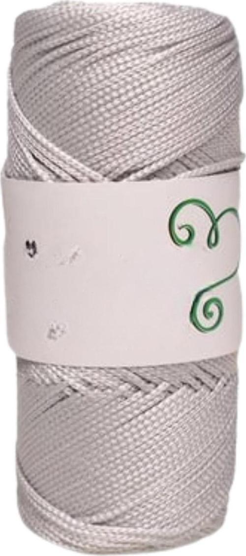 Makrome İpi 3mm Polyester Gri