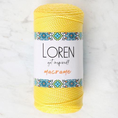  Macrame Sarı El Örgü İpi - RM 055 - 34330