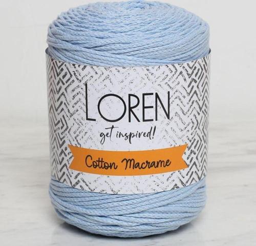  Cotton Macrame Bebe Mavi - R051 - 34375