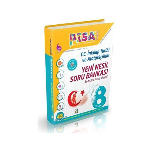 Damla Yayınları 8. Sınıf Pisa Yeni Nesil T.C. İnkılap Tarihi Ve Atatürkçülük Soru Bankası