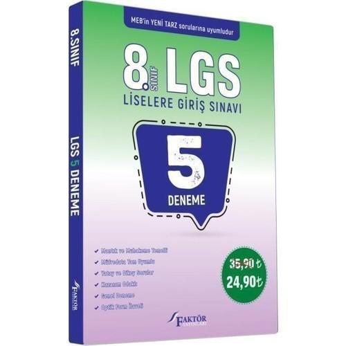 Faktör Yayınları 8. Sınıf Lgs 5 Deneme