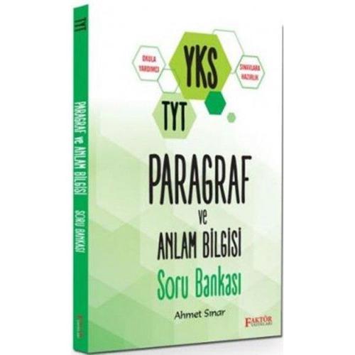 Faktör Yayınları Tyt Paragraf Anlam Bilgisi Soru Bankası