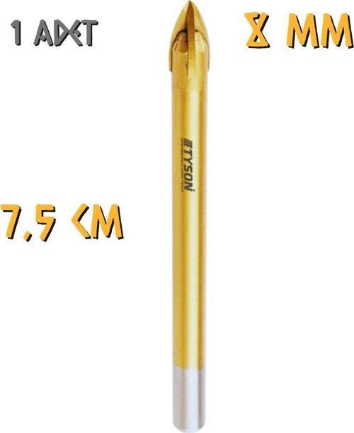 Tyson Cam Seramik Delici Matkap Ucu 8 mm. - 1 Adet