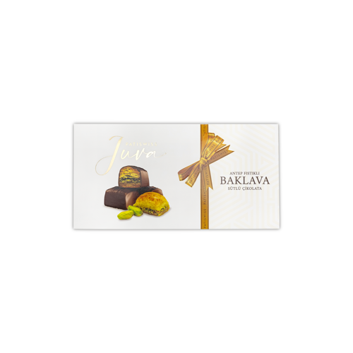 Juva Sütlü Çikolata Kaplı Antep Fıstıklı Baklava, 230G