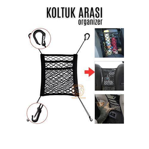 Oto Koltuk Arası Filesi Ceplik