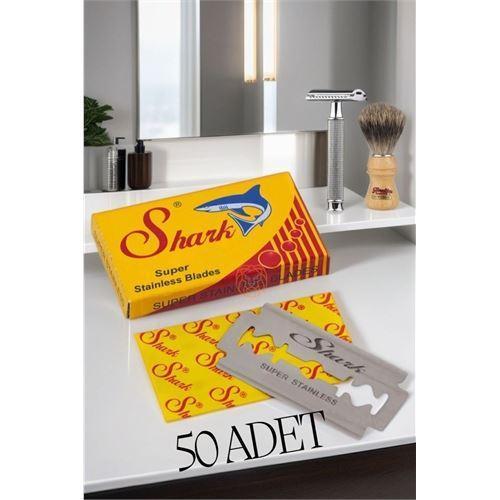  Shark 50 Adet Paslanmaz Çelik Tıraş Jileti