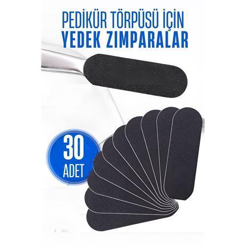  Ayak Törpü Yedeği Yapışkanlı Törpü Zımparası Pedikür Törpü Yedeği 30 ADET