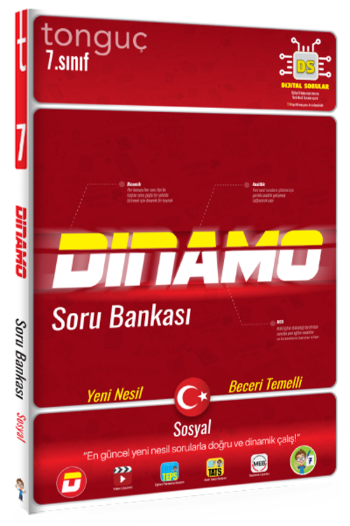 Tonguç Yayınları 7. Sınıf Sosyal Bilgiler Dinamo Soru Bankası