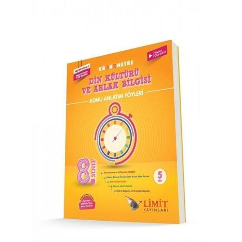 Limit Yayınları 8. Sınıf Din Kültürü ve Ahlak Bilgisi Konu Anlatım Föyleri