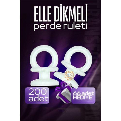  Elle Dikmeli Perde Düğmesi Perde Ruleti 266 ADET