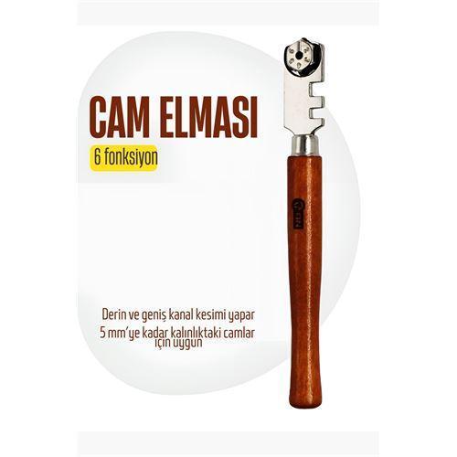  Elmas Cam Kesici - Kalem Tipi Cam Kesici Cam Kesme Elması